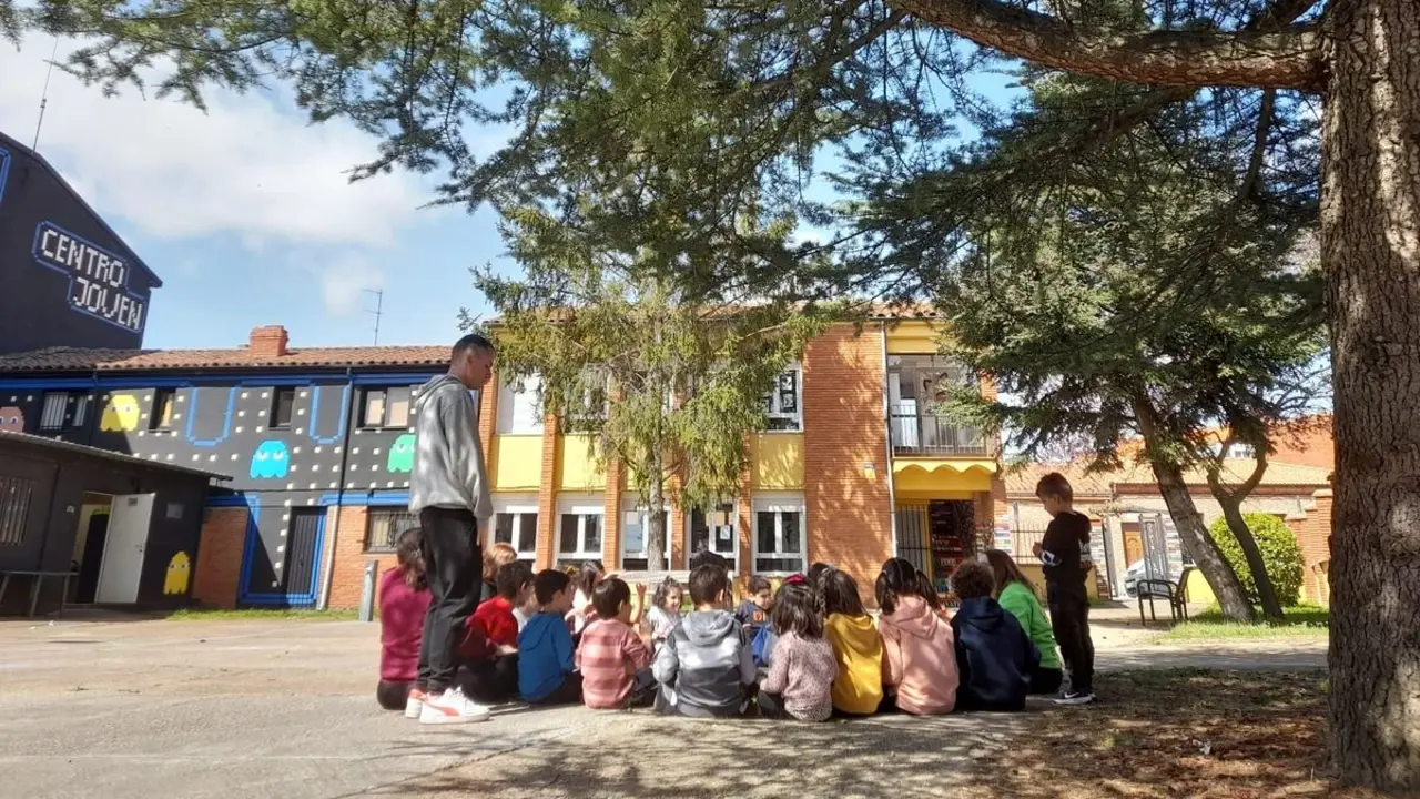 Imagen de la ludoteca de Semana Santa en Villaquilambre.