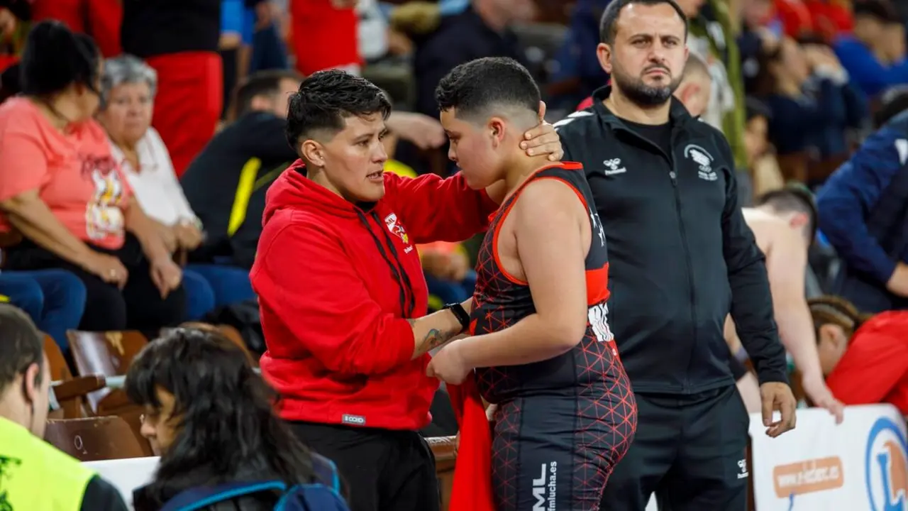 Sandra Roa, en los Campeonatos de España disputados en León la temporada pasada. / FELUCHA