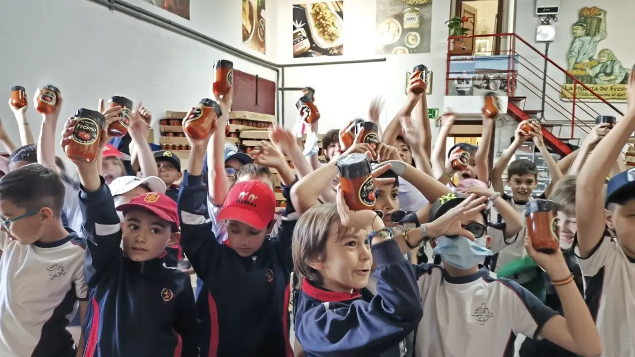 IRiego acerca el valor del medio rural a más de 80 alumnos de Primaria del Colegio Leonés.