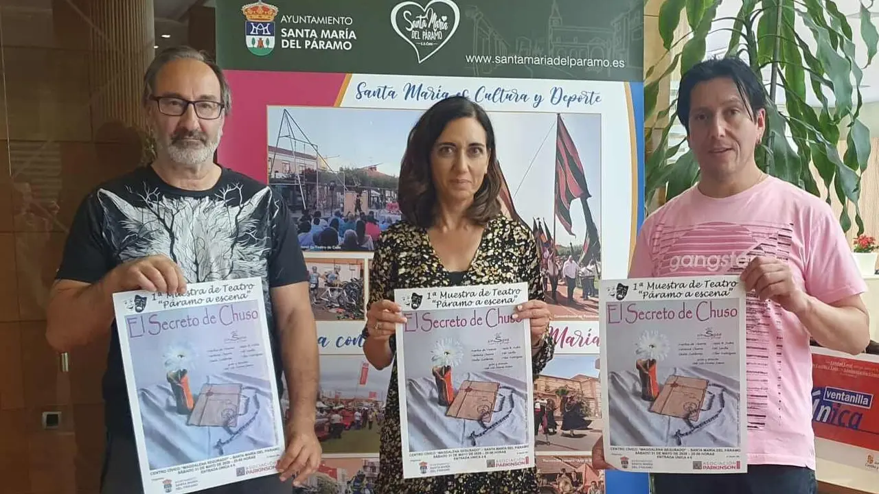 Un instante de la presentación oficial de la iniciativa en Santa María del Páramo.