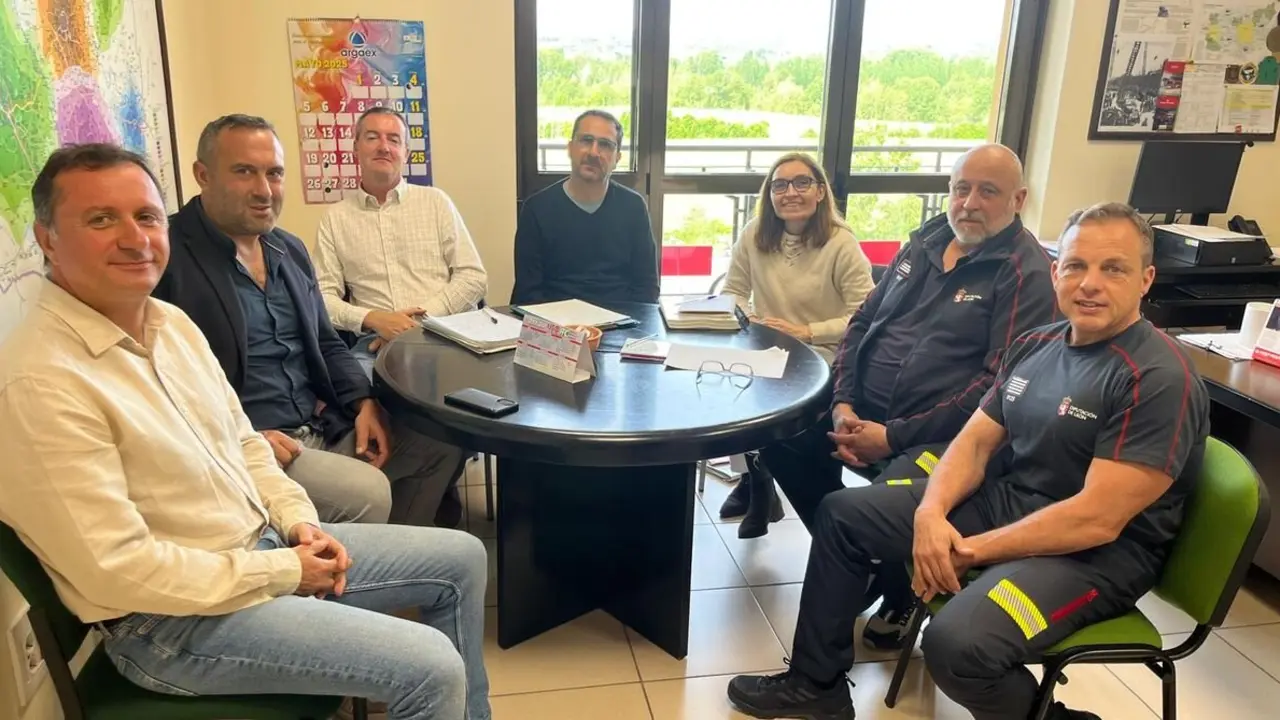 Reunión Protección Civil.