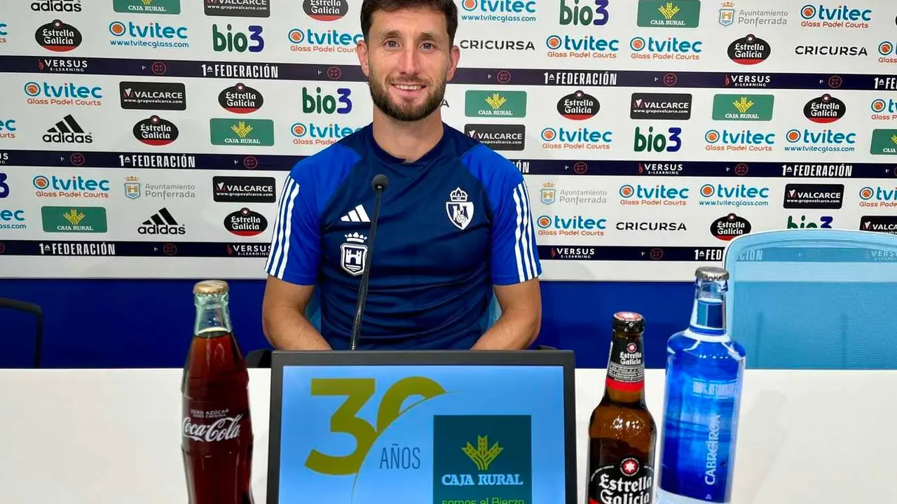 Borja Valle, durante la rueda de prensa de este miércoles.