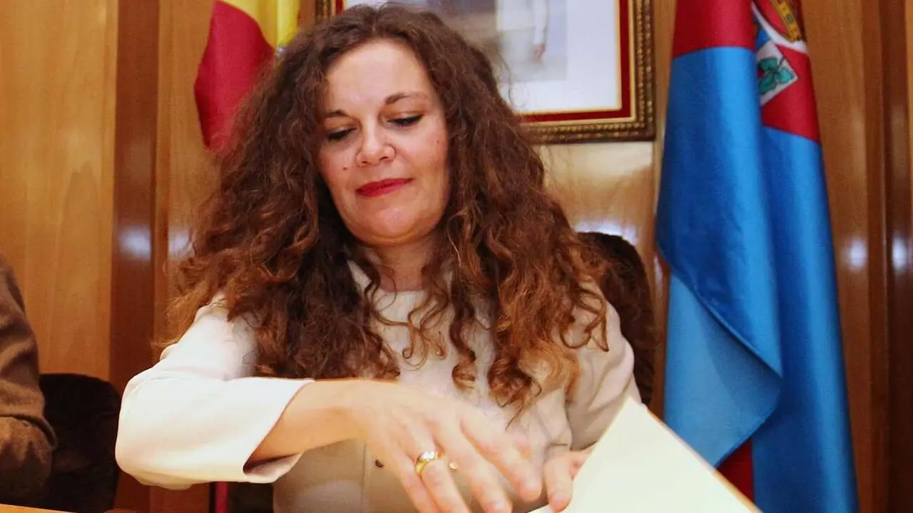 Silvia Cao, alcaldesa de Bembibre, en una imagen de archivo.