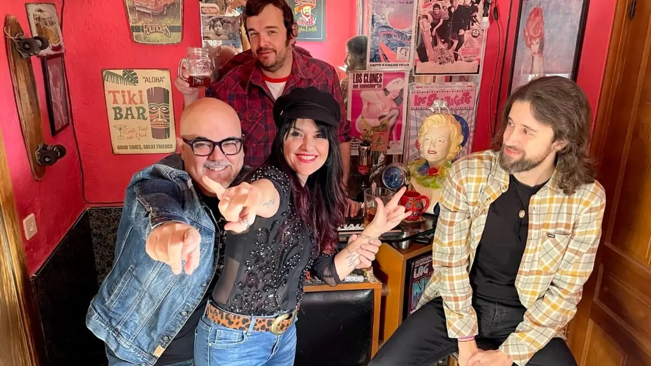 La banda asturleonesa Detroit Cebras.