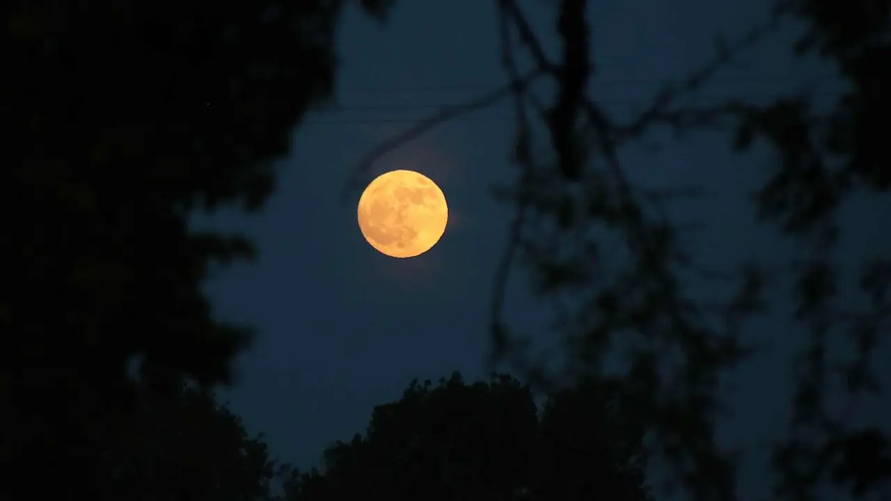 La precesión nodal de la Luna hace que esta noche se alce a menor altura de lo habitual, un ciclo que no volverá hasta dentro de 19 años
