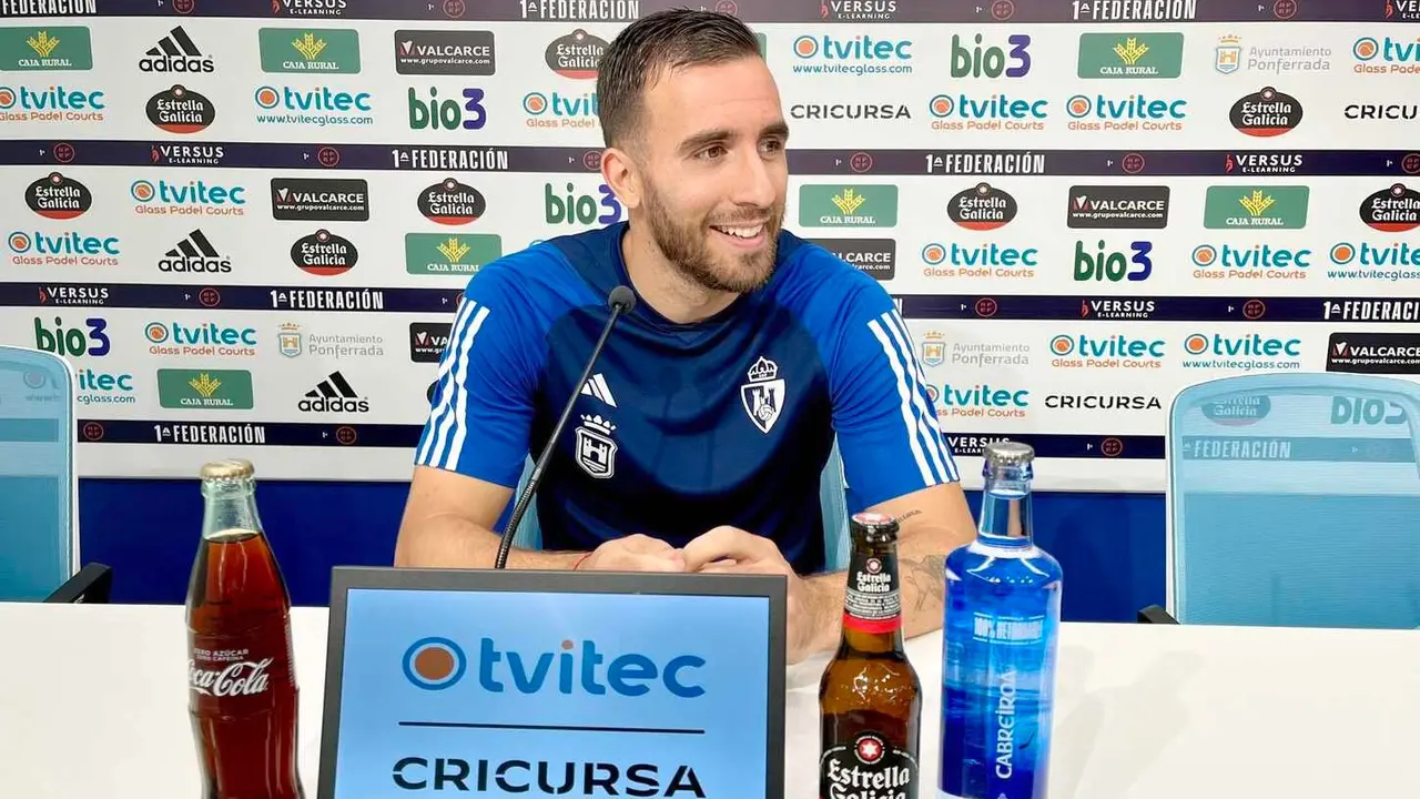 Nòvoa, durante la rueda de prensa de este miércoles.