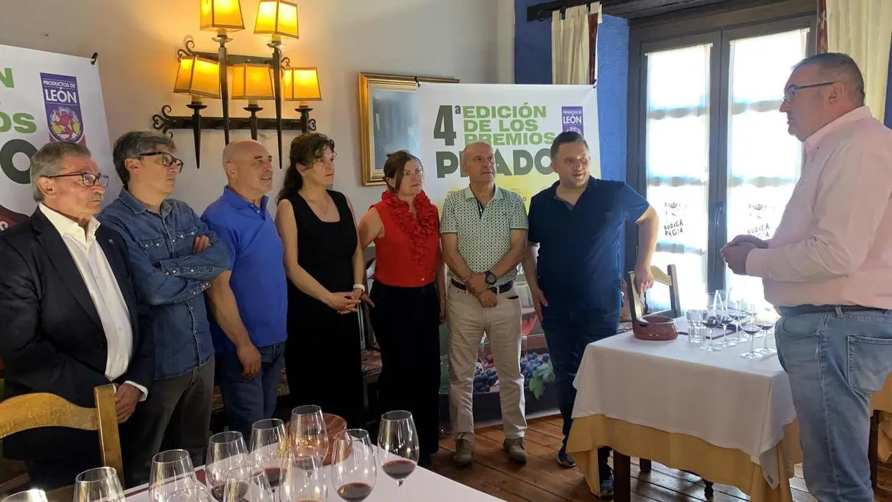 El vicepresidente de la Diputación de León, Roberto Aller, en los Premios Pisado.