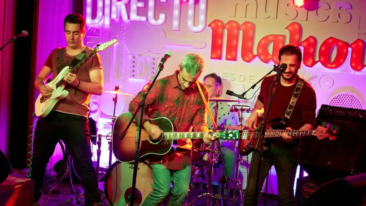 El grupo leonés 'La Librería del Sr. Koreander' en un concierto.