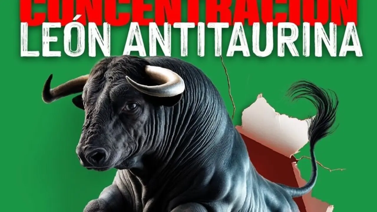 Detalle del cartel de la convocatoria de Pacma.