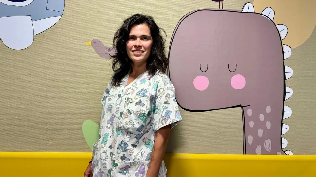 María Ángeles Álvarez (Mari) es enfermera en la Unidad de Pediatría del Hospital de León