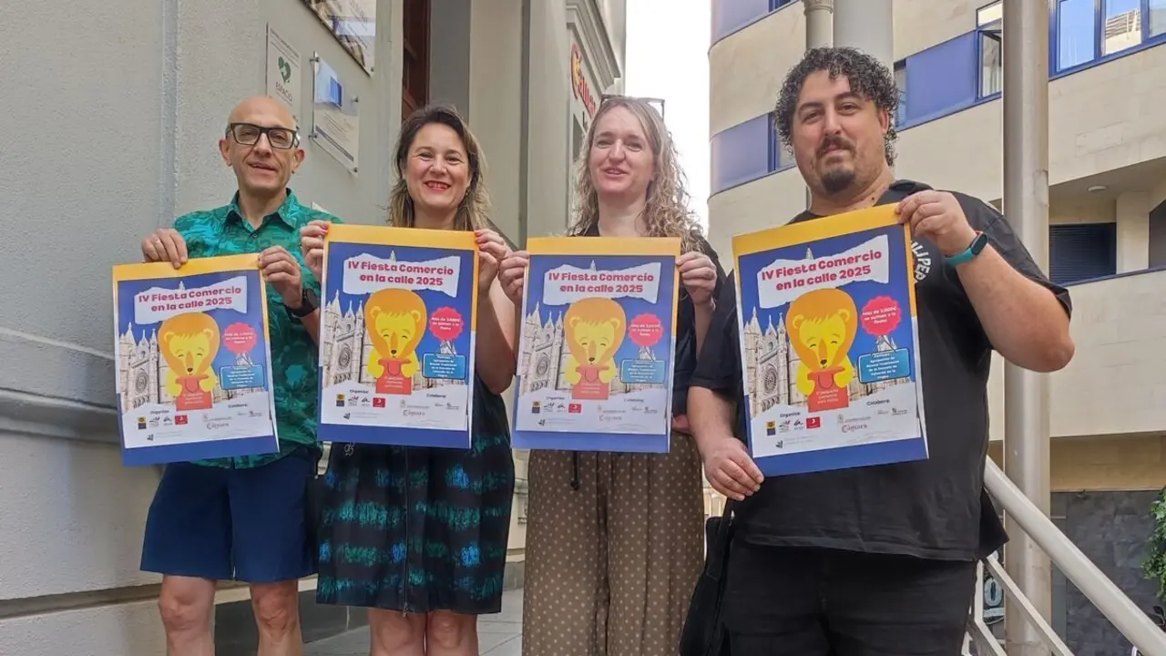 Presentación de la Fiesta del Comercio en la Calle de León.