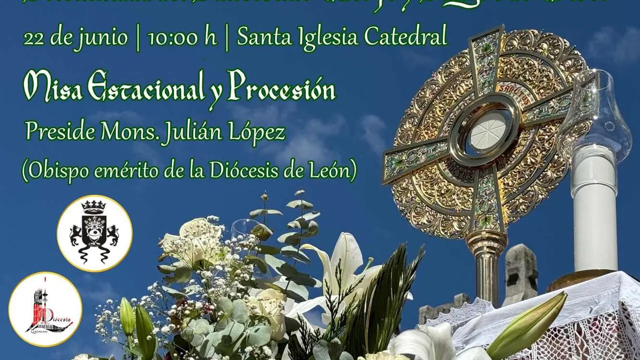 Cartel de la Solemnidad del Santísimo Cuerpo y Sangre de Cristo 2025.