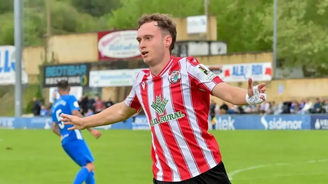Rafa Tresaco, durante un partido con el Zamora.