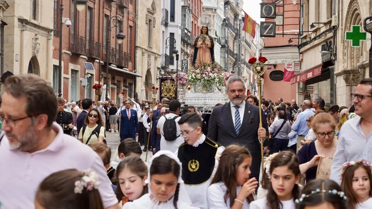 Celebración del Corpus Christi en León. Foto: Campillo