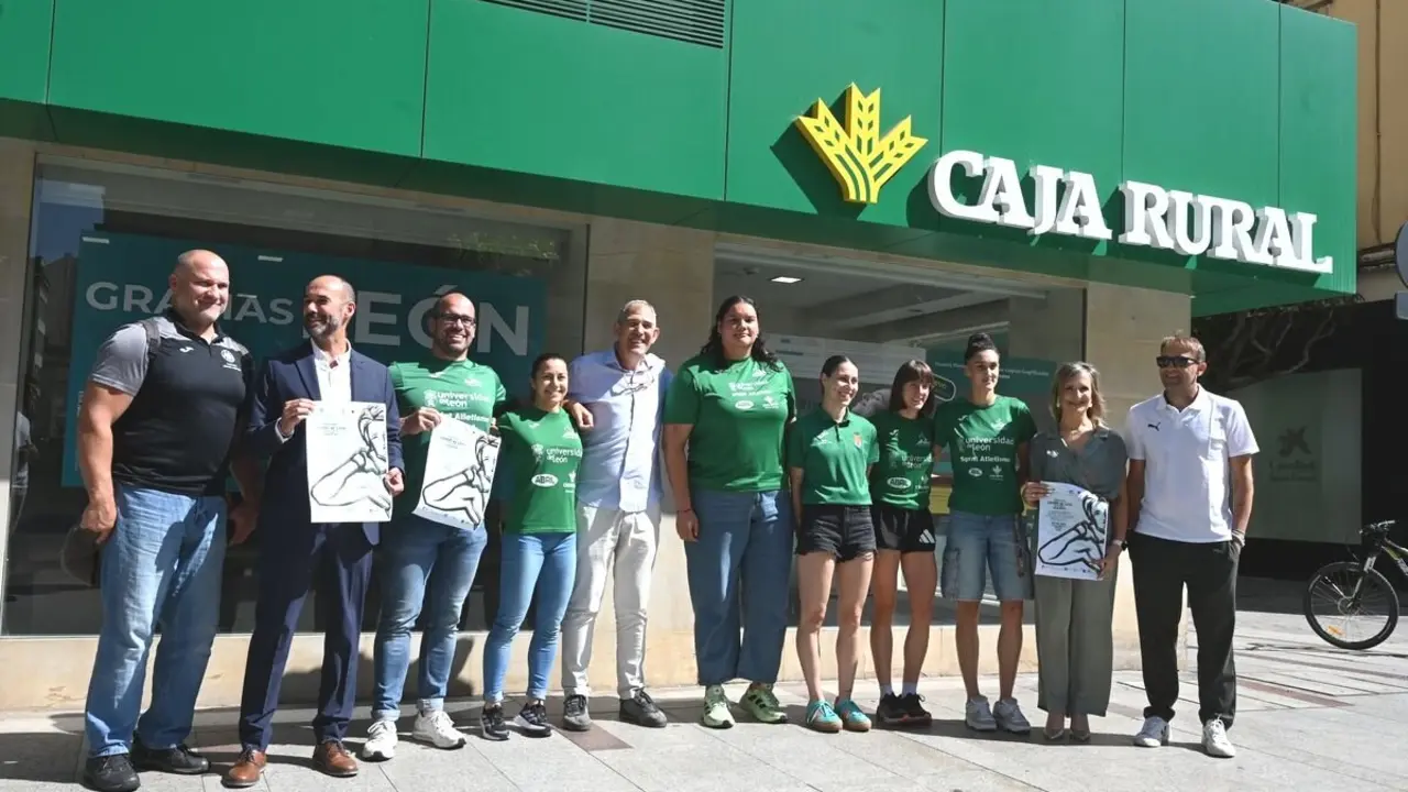 El Club Deportivo Sprint Atletismo de León y Caja Rural presentan el campeonato de Castilla y León absoluto de atletismo