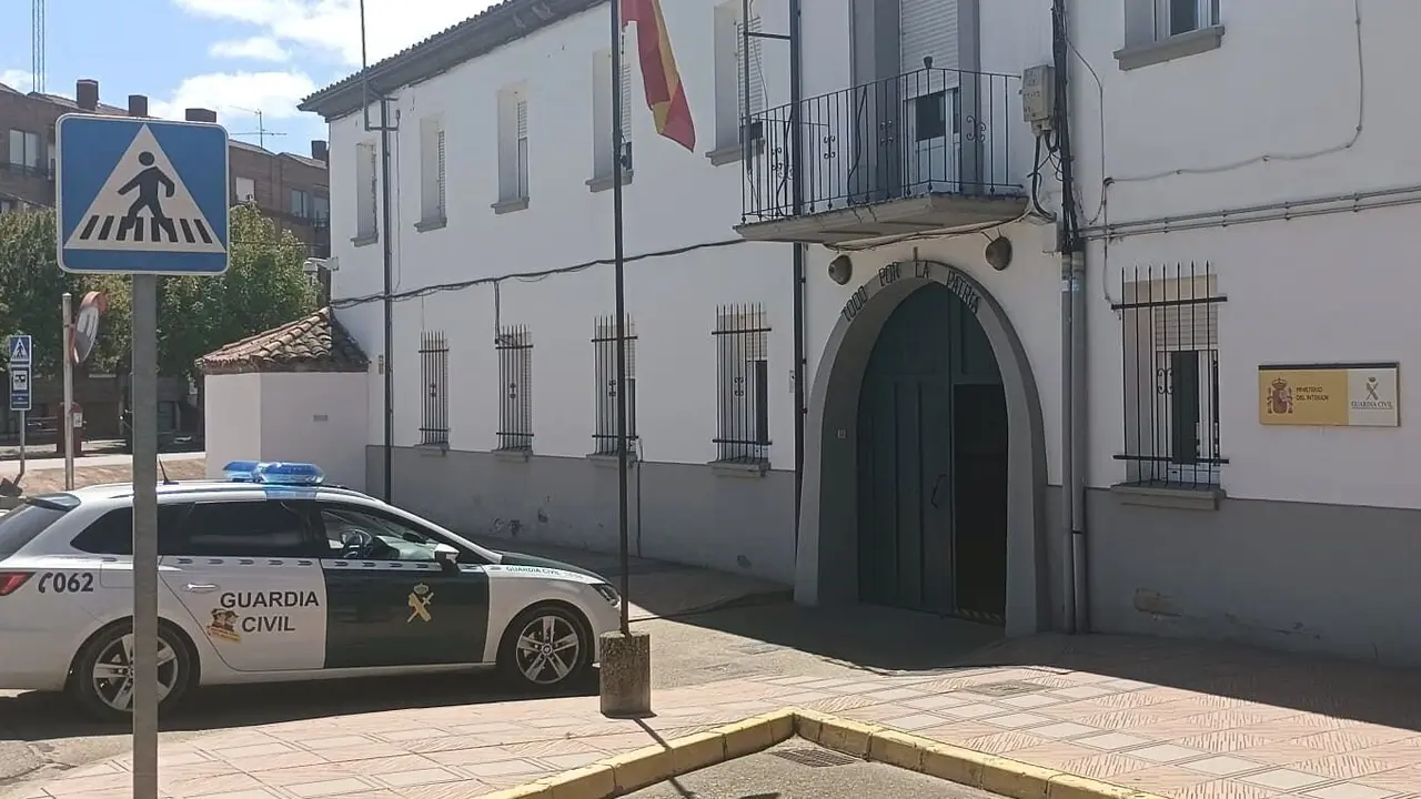 Imagen del puesto de la Guardia Civil en Valencia de Don Juan.