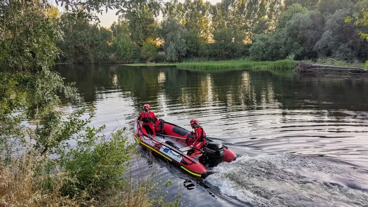 Busqueda de una persona en el Río Águeda en Ciudad Rodrigo (Salamanca)