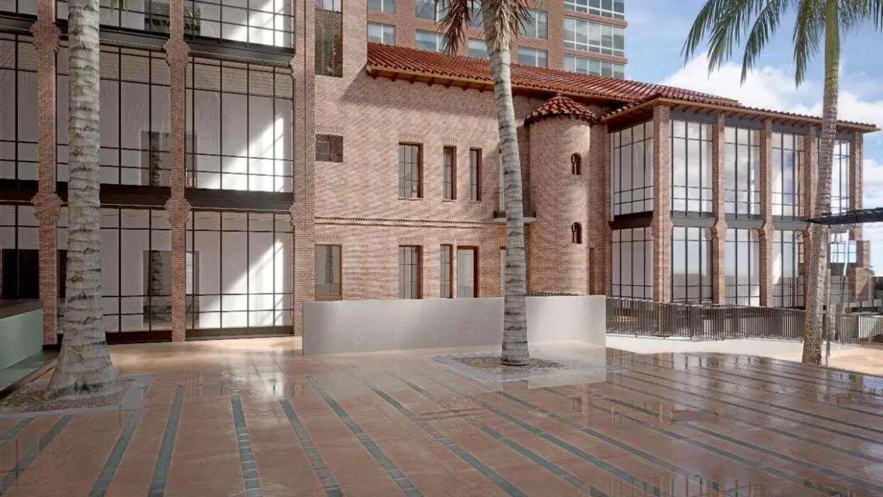 El nuevo instituto de columna que transformará la ciudad en referencia médica internacional ya deja ver su diseño final. El histórico palacete neomudéjar de la calle Alcázar de Toledo acogerá en unos meses un centro pionero en Europa para el tratamiento integral de la patología vertebral compleja Fotos: Arold Arquitectura