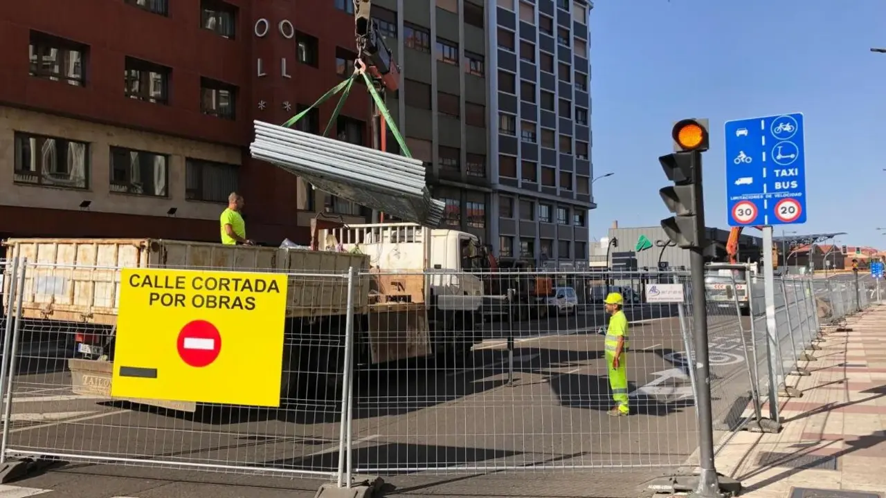 Tráfico restringido en la avenida Palencia por obras durante todo julio