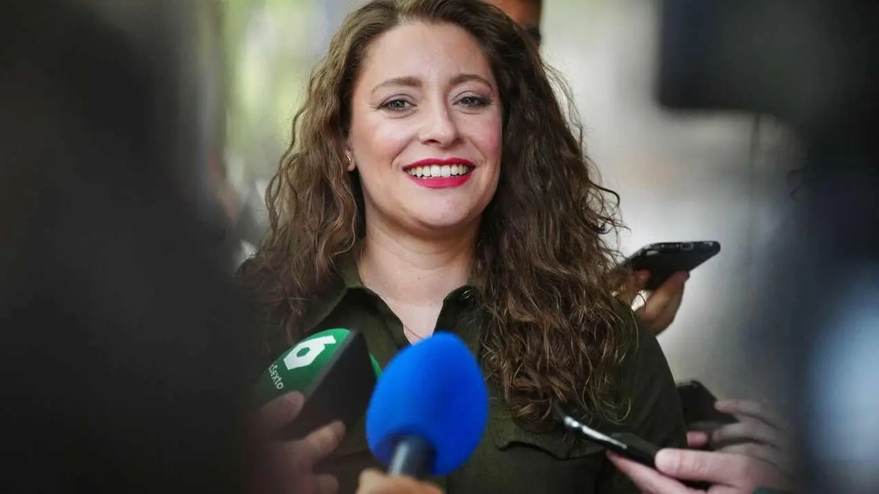 Ester Muñoz, durante su comparecencia este miércoles.