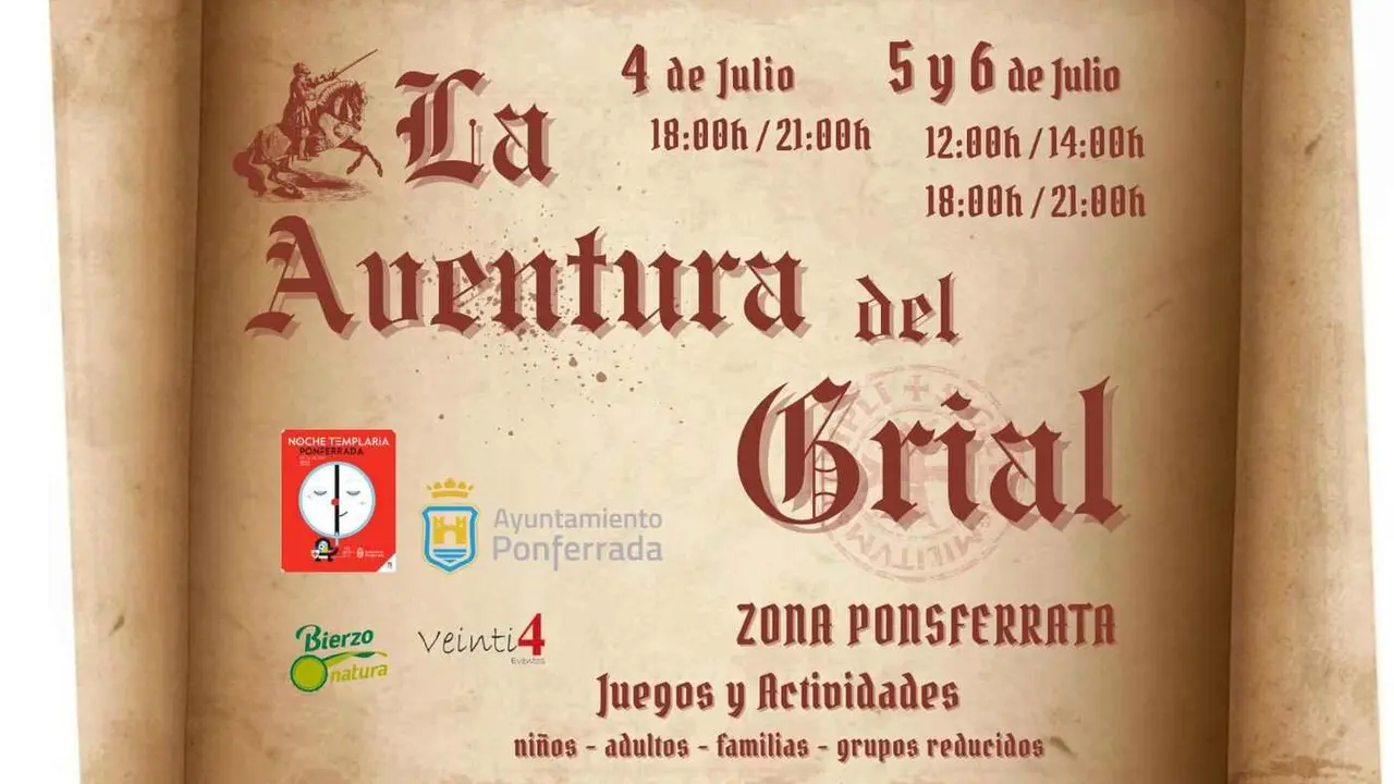 La aventura del Grial, toda una aventura en Ponferrada.