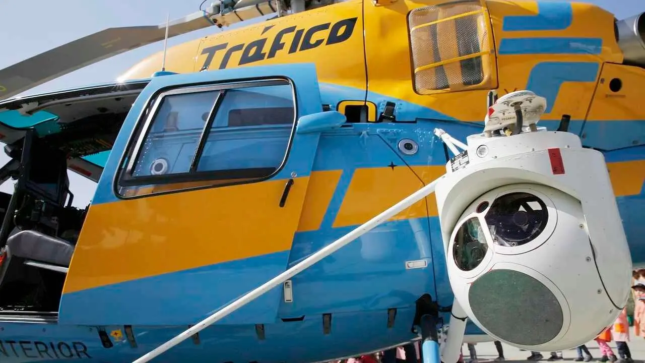 Imagen del helicóptero Pegasus, que se ocupará del control aéreo en la Operación Salida.