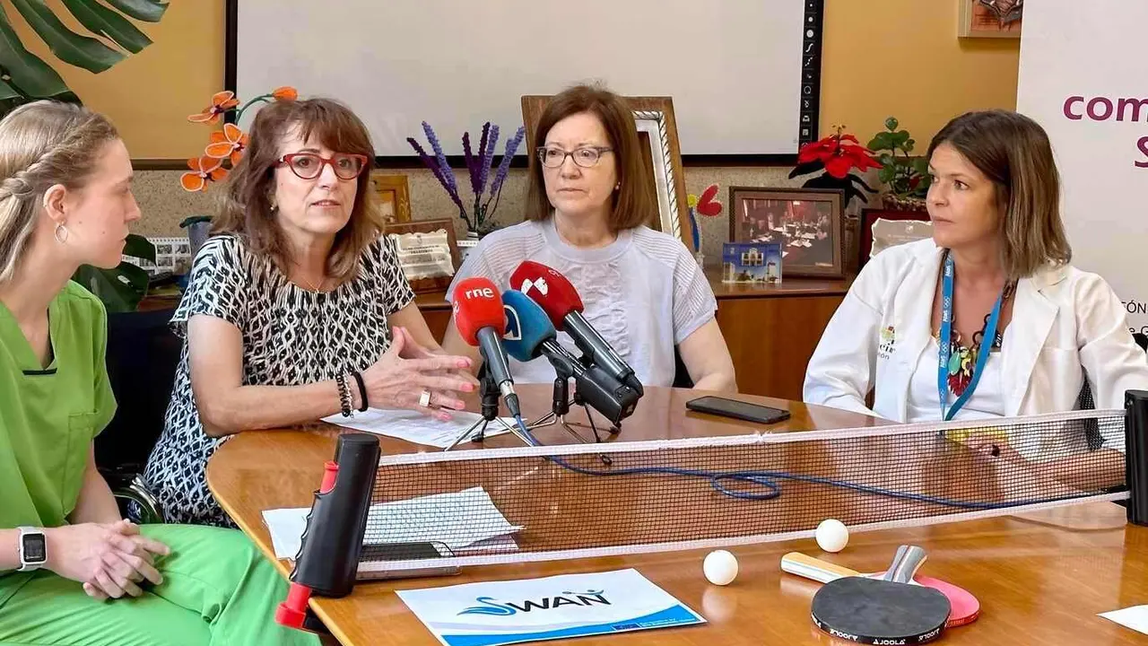 Un instante de la rueda de prensa ofrecida este jueves.