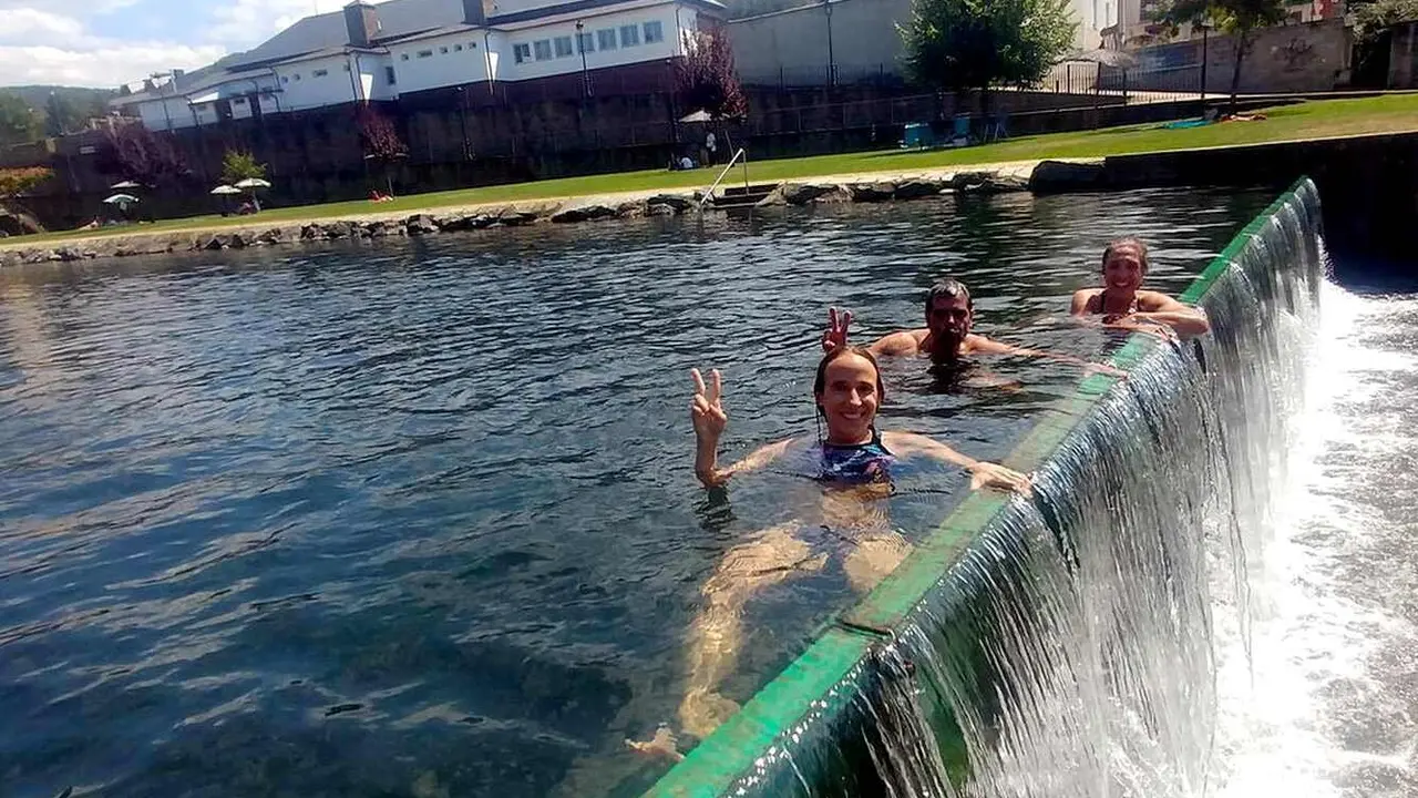 La ribera de Folgoso, un lugar para refrescarse este verano.