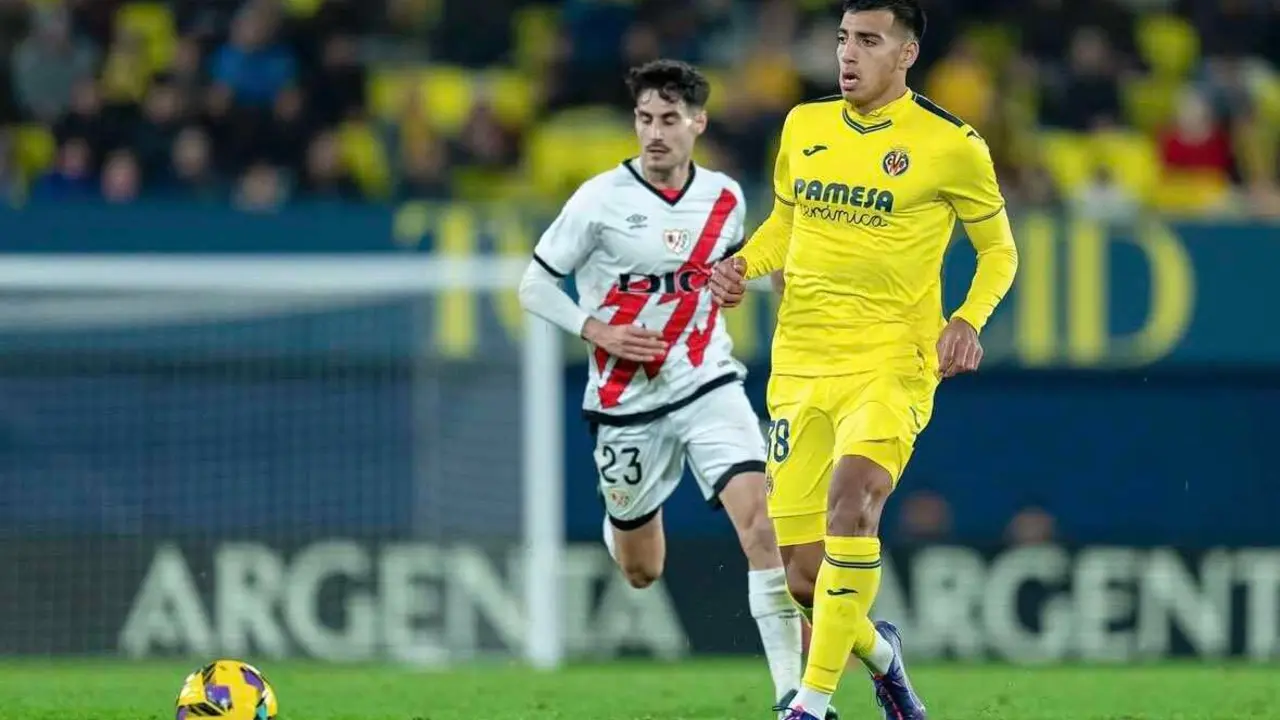 Ojeda, en su etapa en el filial del Villarreal.
