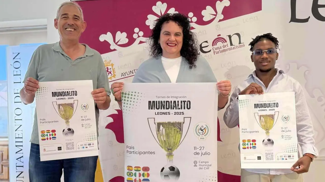 Un instante de la presentación del Mundialito.