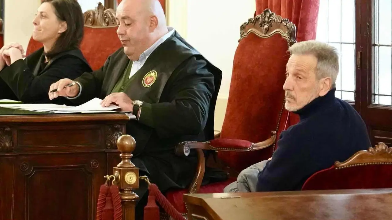 El ex concejal Pedro Muñoz  durante una comparecencia en la Audiencia Provincial de León. Foto: Campillo