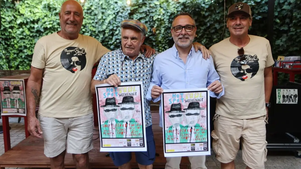 Presentación de la VII edición del festival Hot Spot Soul Weekender que se cebras en Ponferrada en septiembre.