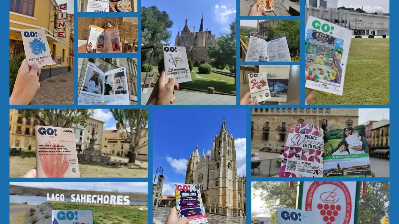 Collage de portadas de la Guía GO!