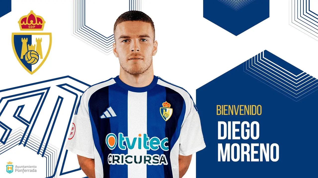 La SD Ponferradina incorpora al lateral derecho Diego Moreno.