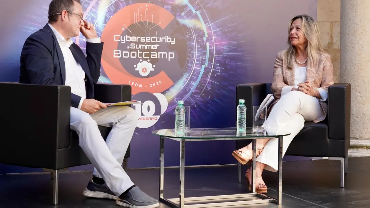 El Instituto Nacional de Ciberseguridad celebra un acto titulado ‘Democracia, progreso y ciberseguridad’ con la participación de Trinidad Jiménez García-Herrera, exministra de Sanidad y Asuntos Exteriores, seguida de un reconocimiento a su trayectoria. Fotos: Campillo M.A. García