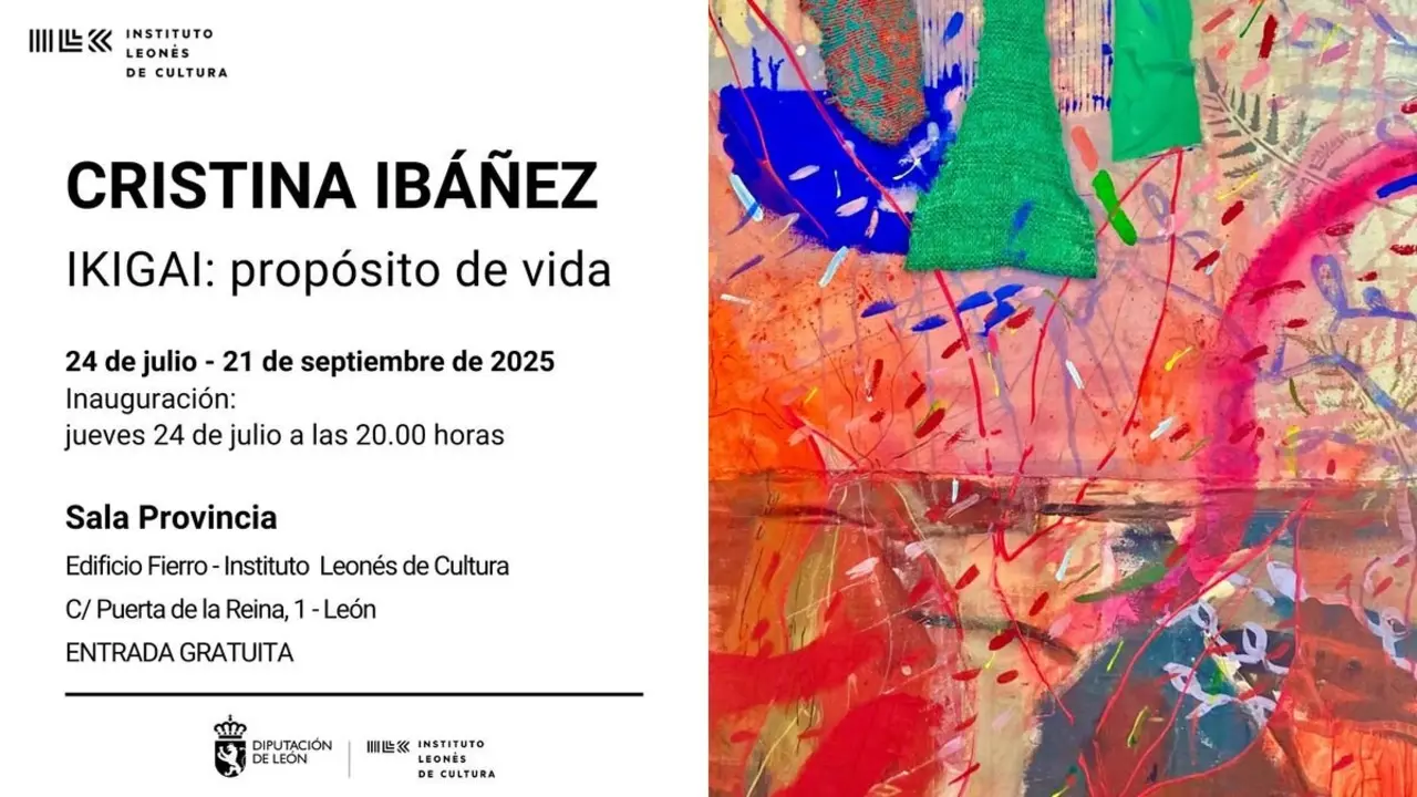 La artista Cristina Ibáñez expone desde mañana su obra en la Sala Provincia del ILC
