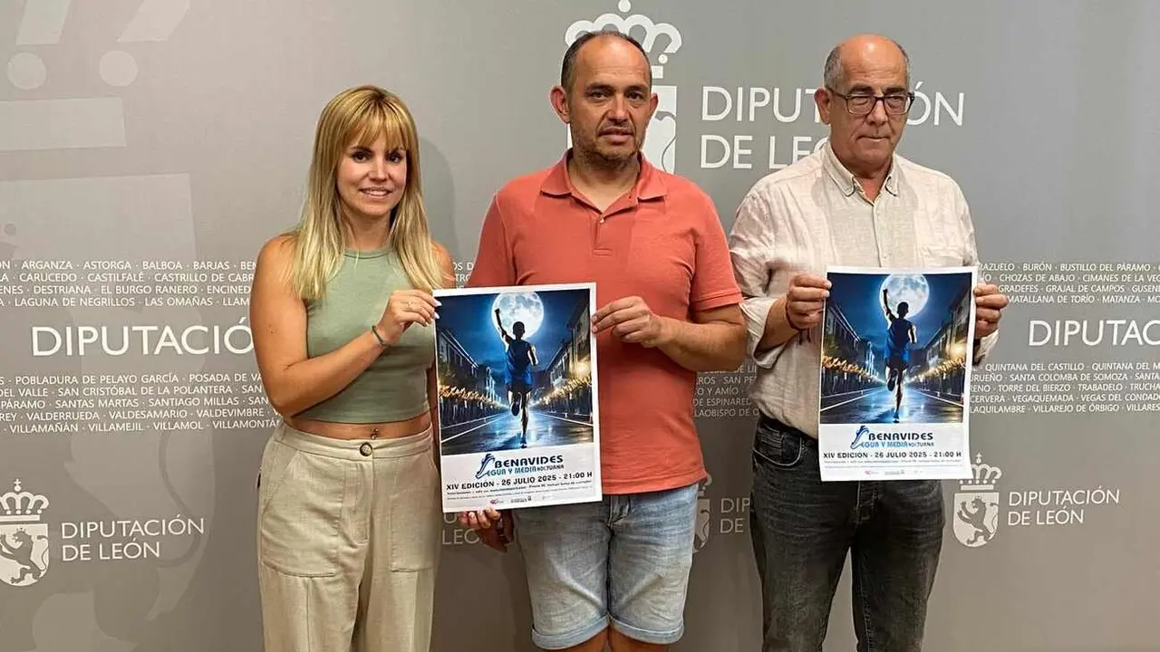 Un instante de la presentación de la prueba en la sede de la Diputación de León.