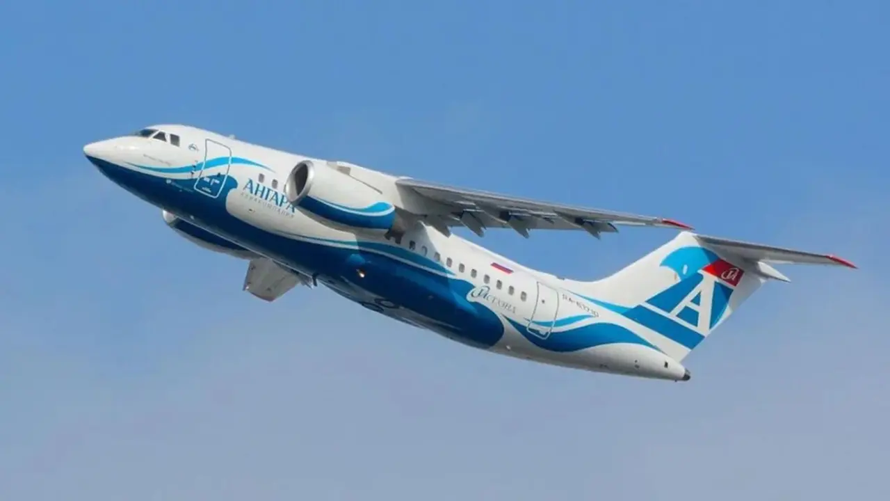 Un avión de la aerolínea Angara Airlines.