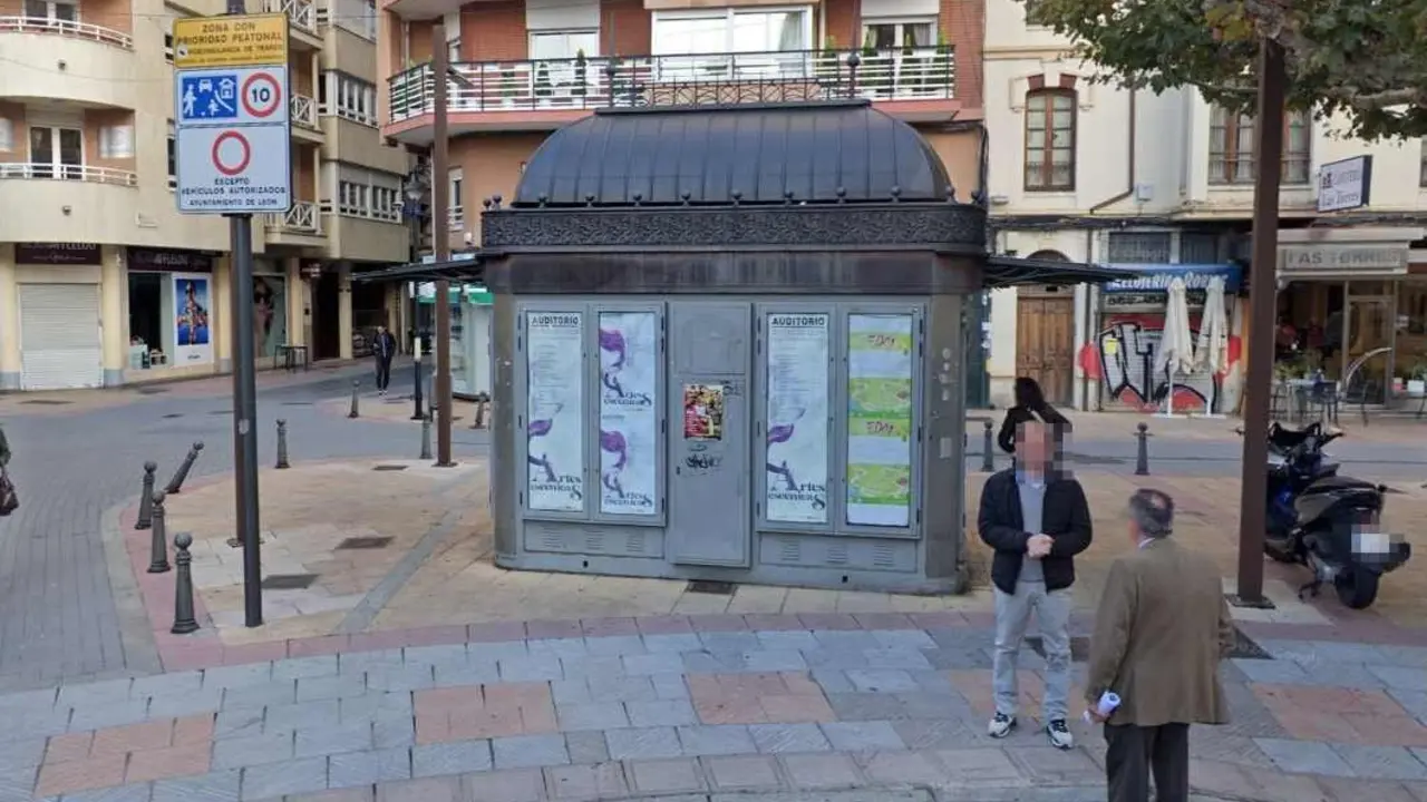 Imagen del quiosco de la Pícara Justina, que ahora sale a licitación.