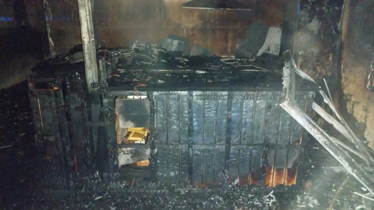 El fuego se inició probablemente en la cocina del inmueble. Foto: Ayto. Ponferrada