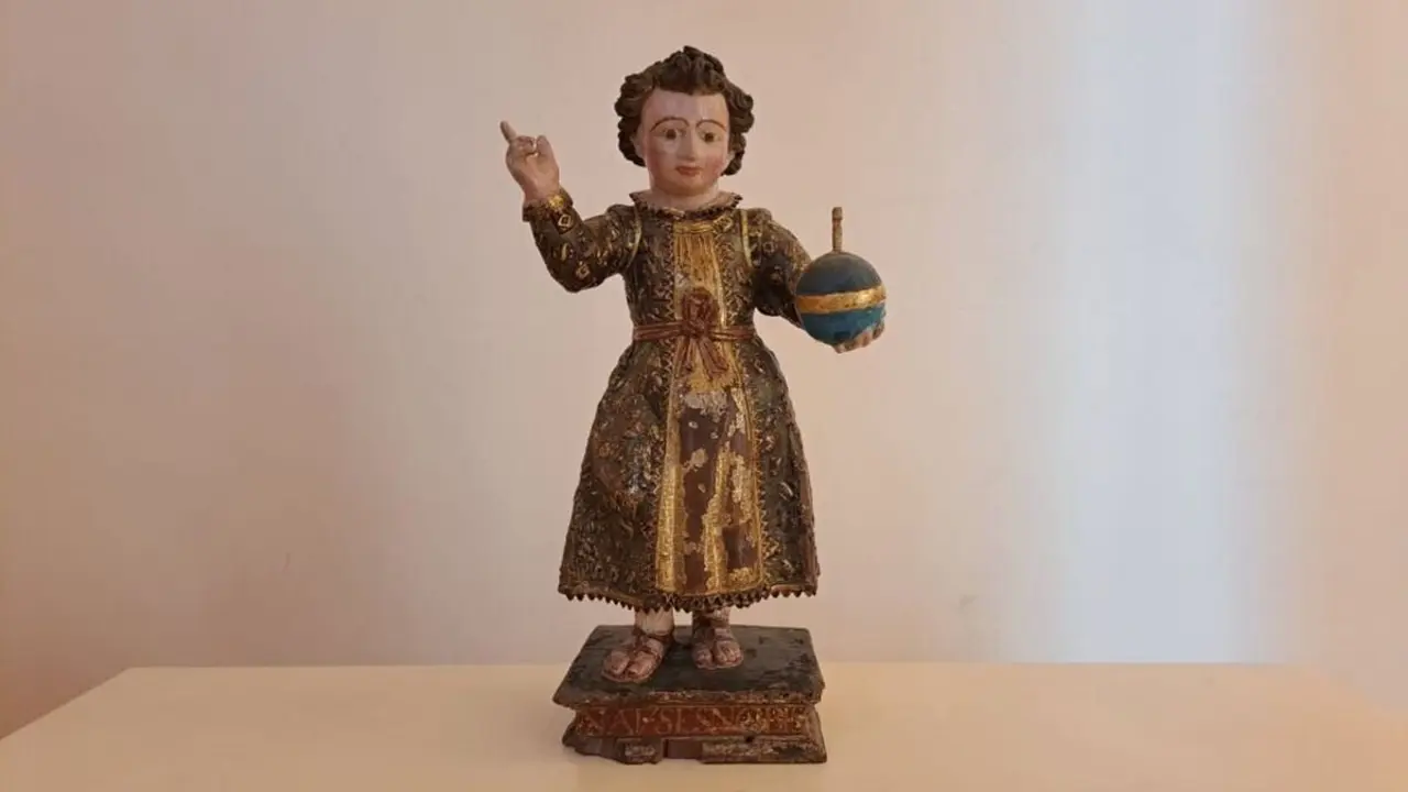 Una talla del niño Jesús del siglo XVII, pieza del mes en el Museo de los Caminos del Palacio de Gaudí 1