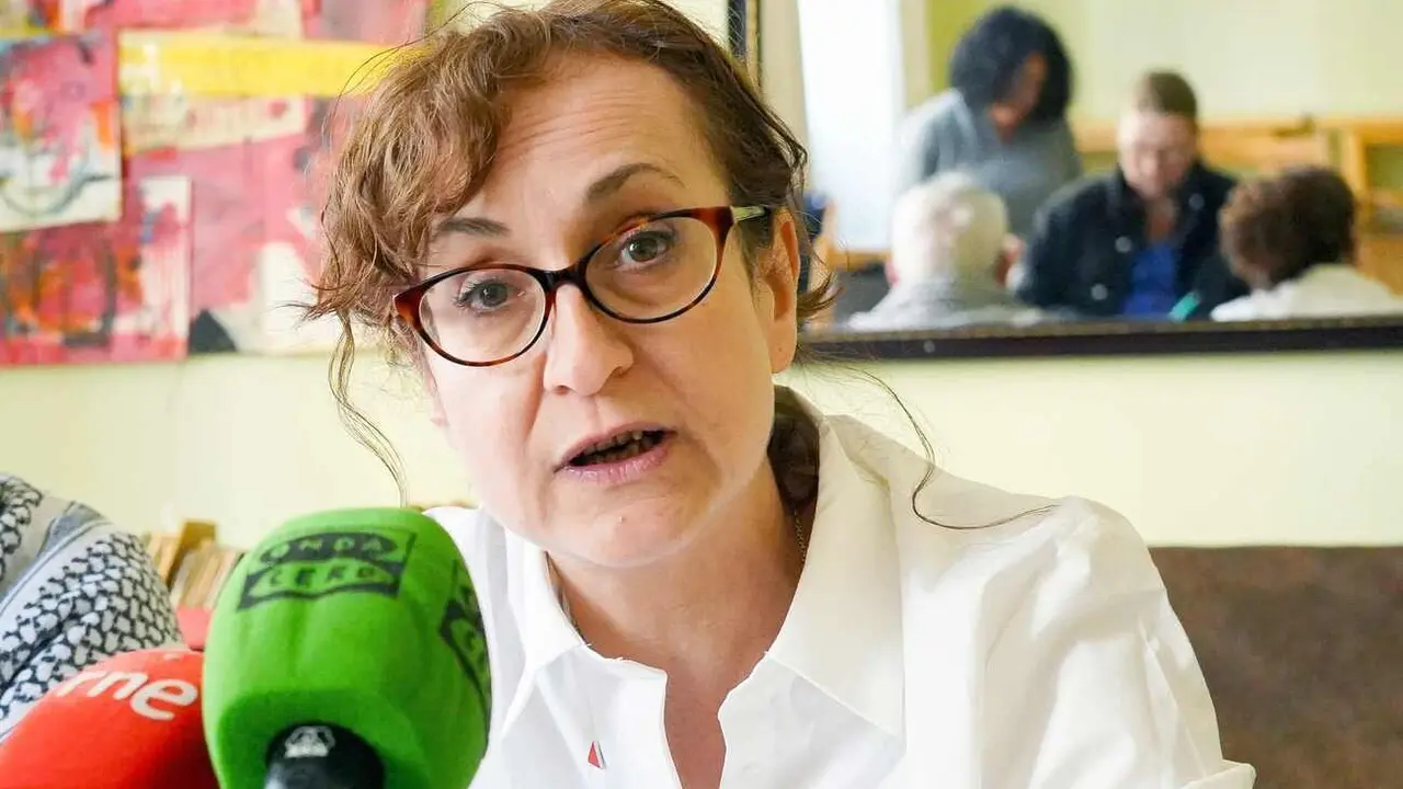 Carmen Franganillo, durante una rueda de prensa. Foto: Campillo