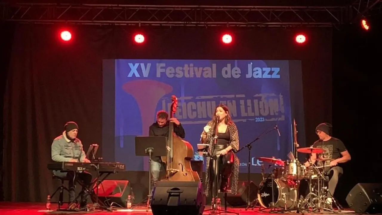 Nuria Martínez y Trifull Jazz en un concierto reciente.