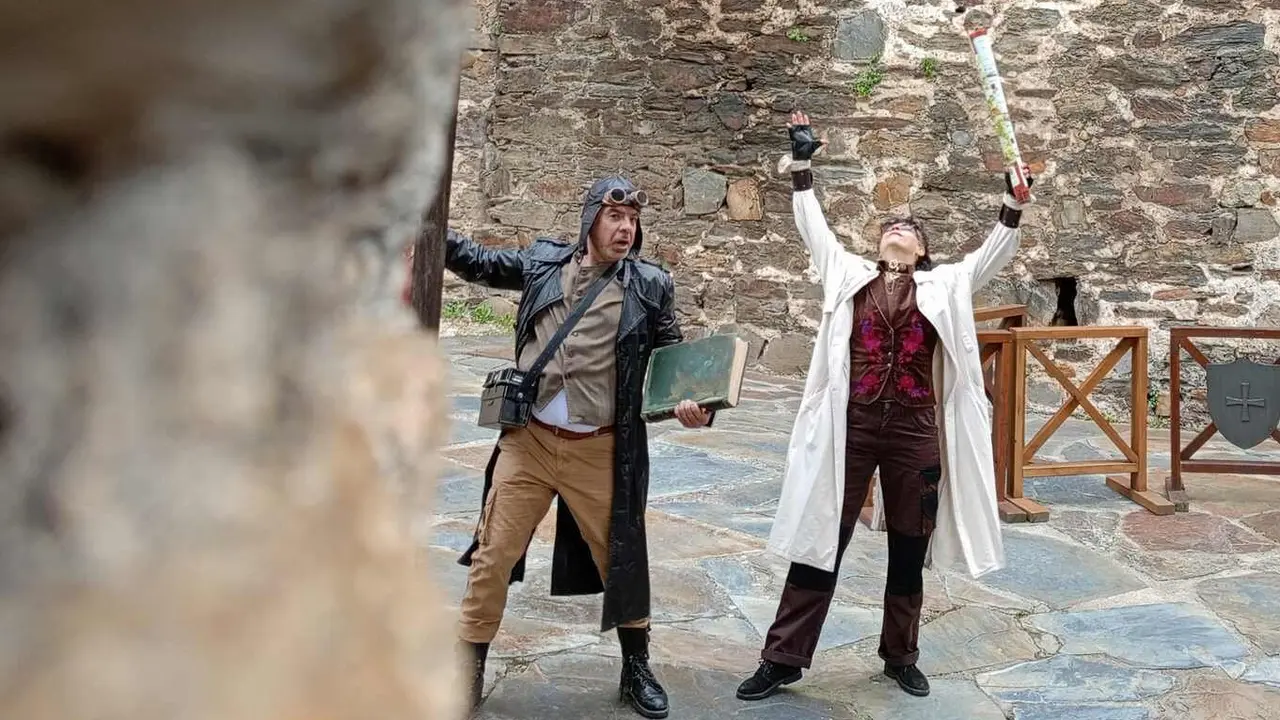 Los 'Guardianes del tiempo' llegan al Castillo de los Templarios.