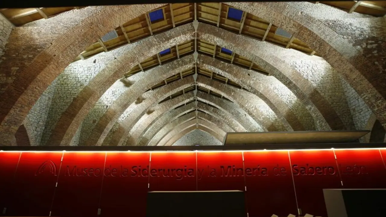 Zona de recepción del Museo de la Siderurgia y la Minería de Sabero