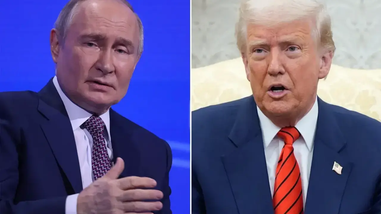 El presidente ruso Vladimir Putin y el presidente de EEUU, Donald Trump.