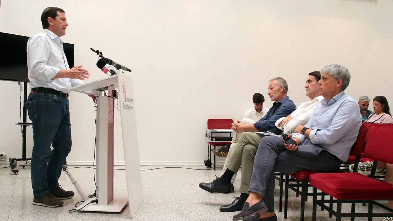 Rueda de prensa del presidente Alfonso Fernández Mañueco tras la reunión del CECOPI en León
