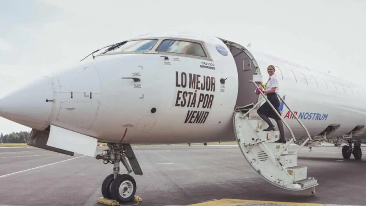El movimiento de pasajeros de Air Nostrum sigue siendo clave en el desarrollo del Aeropuerto de León.