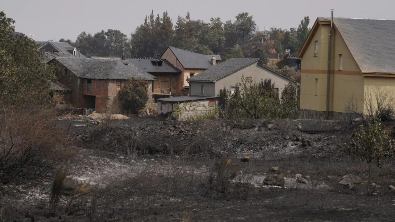 Efectos incendio en Las Médulas (2)