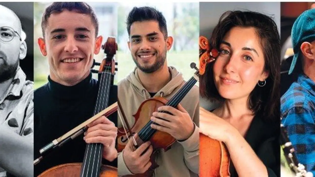 El quinteto de cuerda y clarinete Quintetogán cerrará la décimo octava edición del festival Corteza de encina